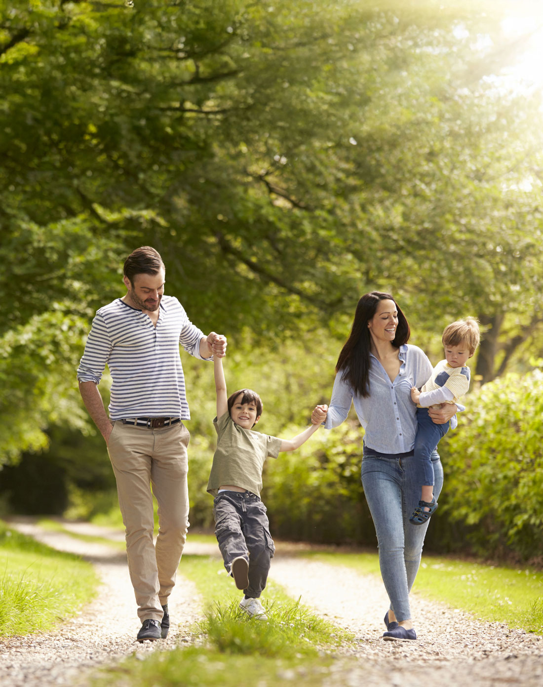 Family enjoying Carolina Ridge